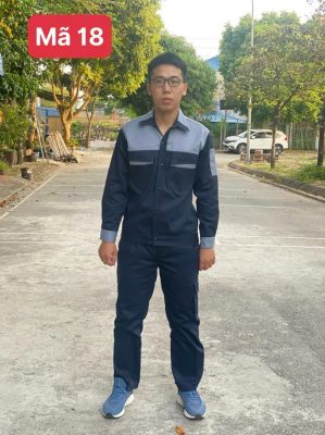 Bộ quần áo bảo hộ lao động BHLĐ mã 18