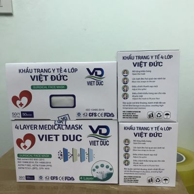 khẩu trang y tế 4 lớp kháng khuẩn