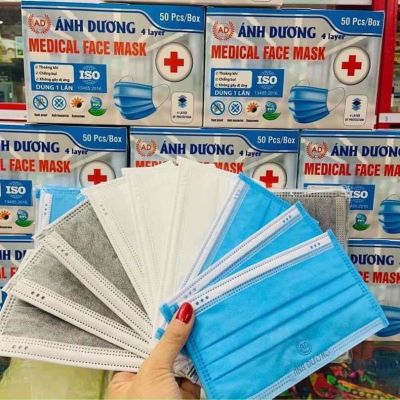 khẩu trang y tế 4 lớp kháng khuẩn